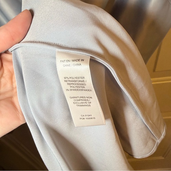 twik Pale Blue Wrap-Front Midi Dress - Picture 9 of 9